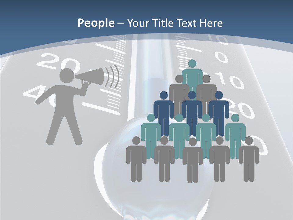 Elderly White Human PowerPoint Template