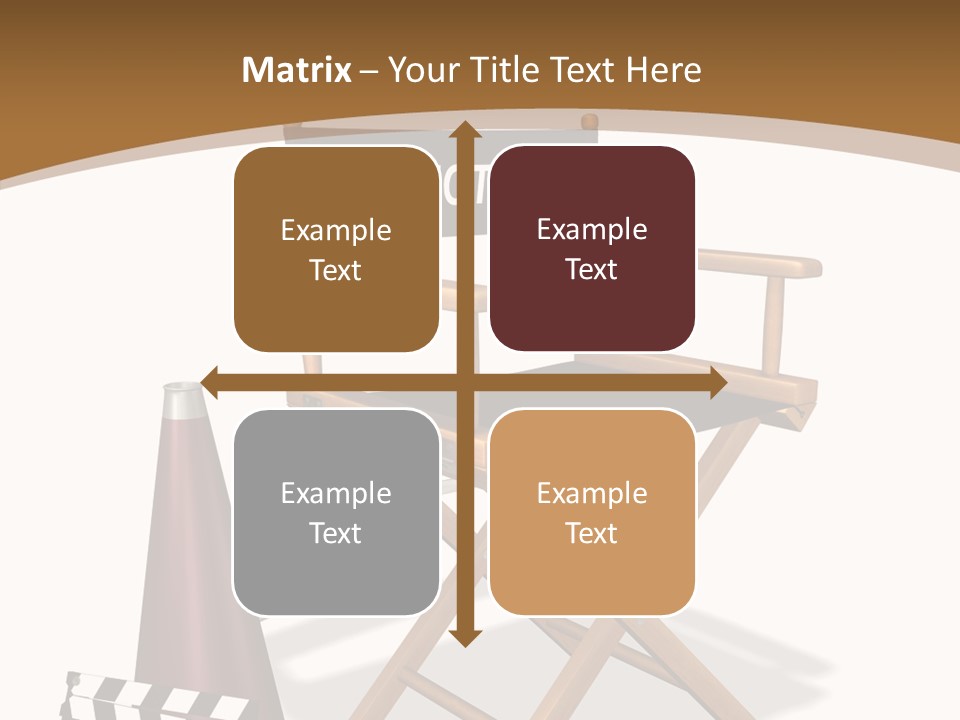 Aging Finger Women PowerPoint Template