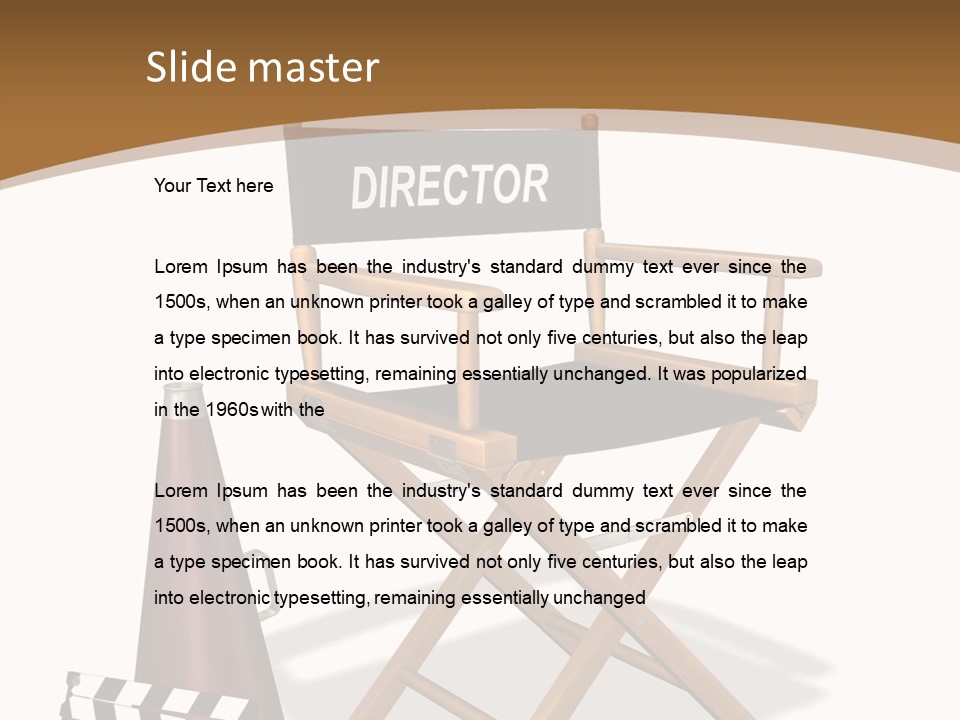 Aging Finger Women PowerPoint Template