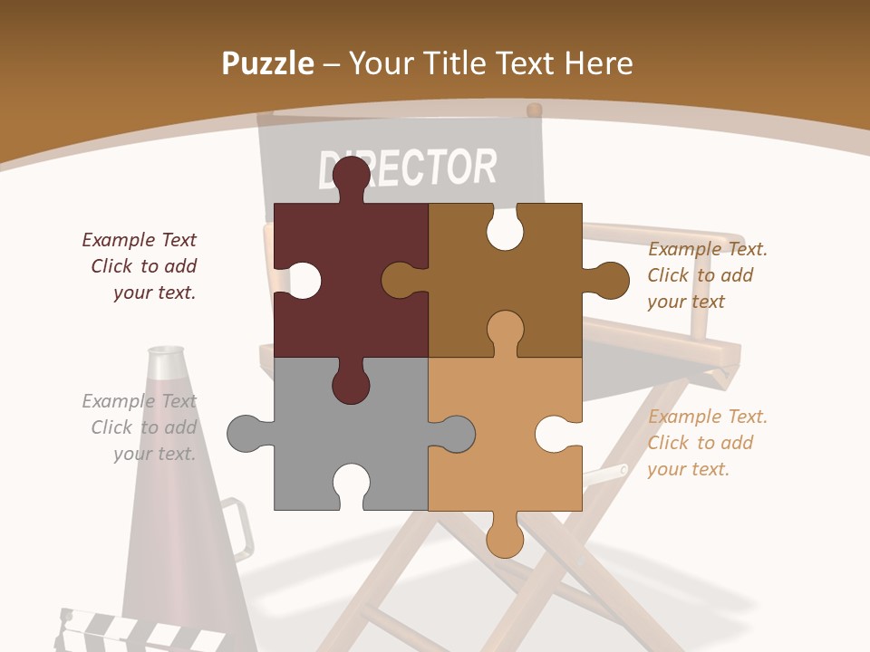 Aging Finger Women PowerPoint Template