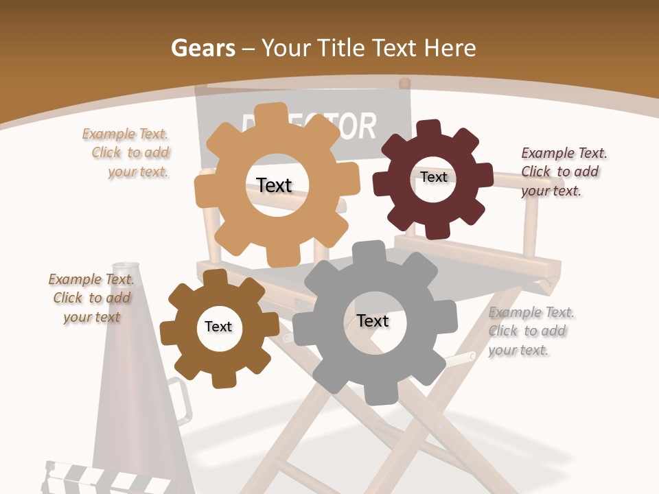 Aging Finger Women PowerPoint Template