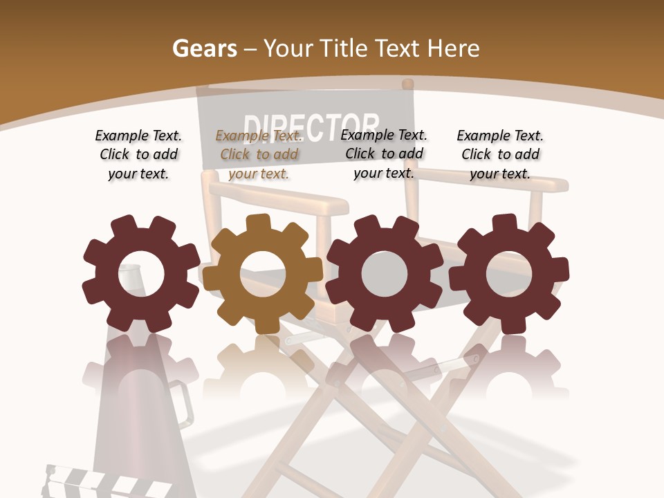 Aging Finger Women PowerPoint Template