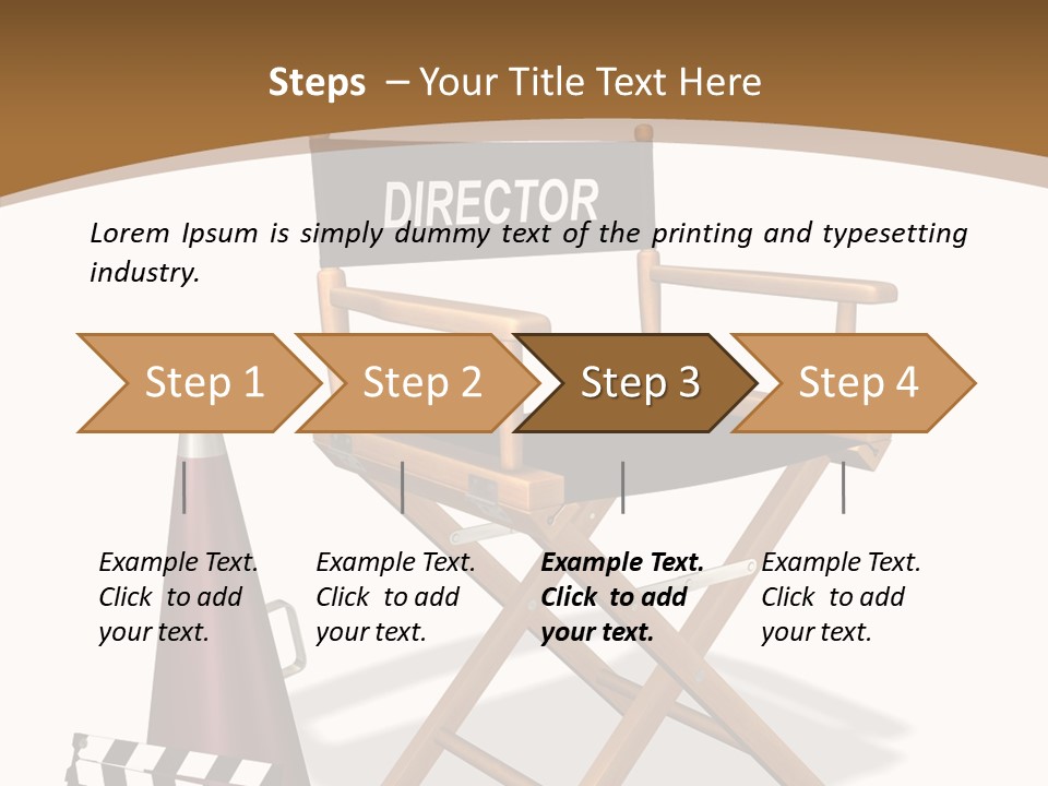 Aging Finger Women PowerPoint Template