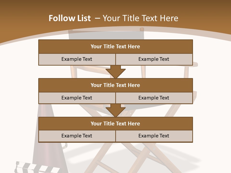 Aging Finger Women PowerPoint Template