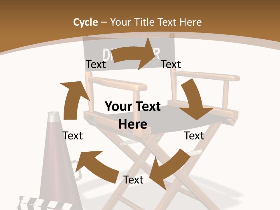 Aging Finger Women PowerPoint Template