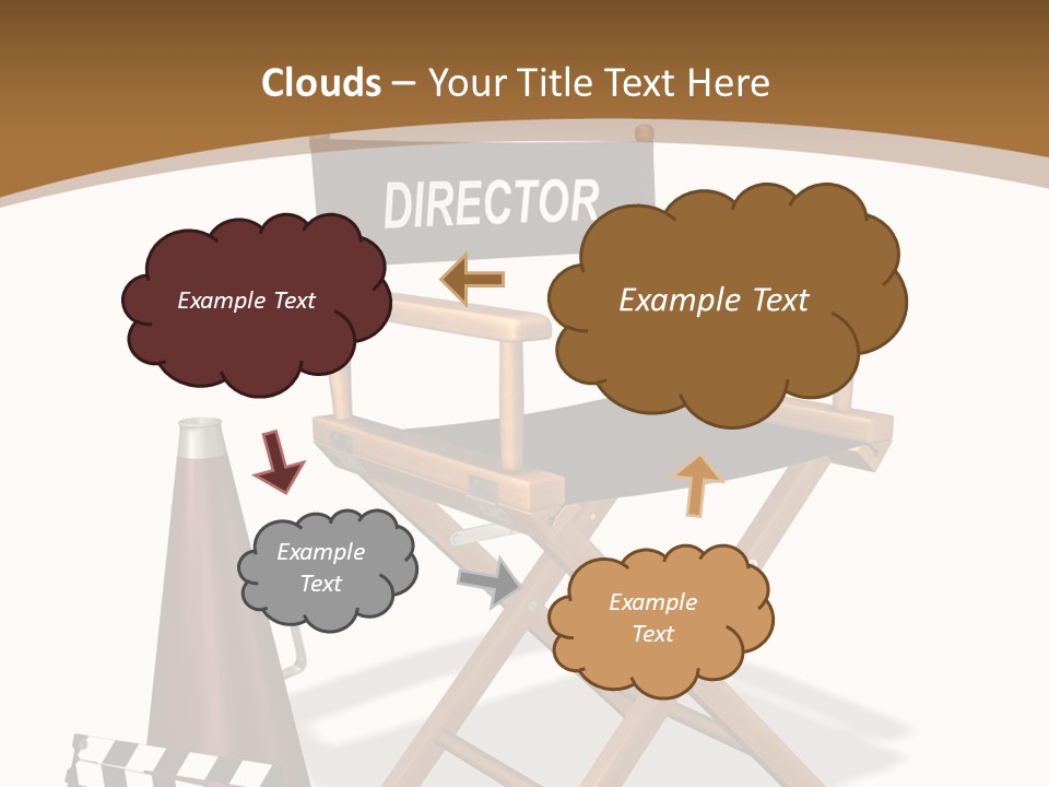 Aging Finger Women PowerPoint Template