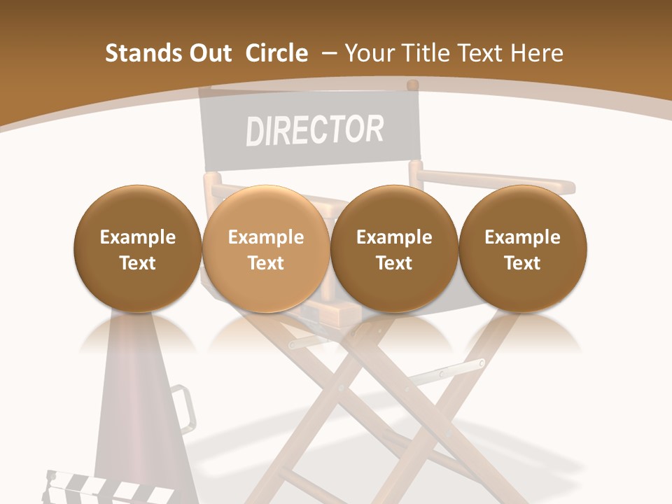 Aging Finger Women PowerPoint Template