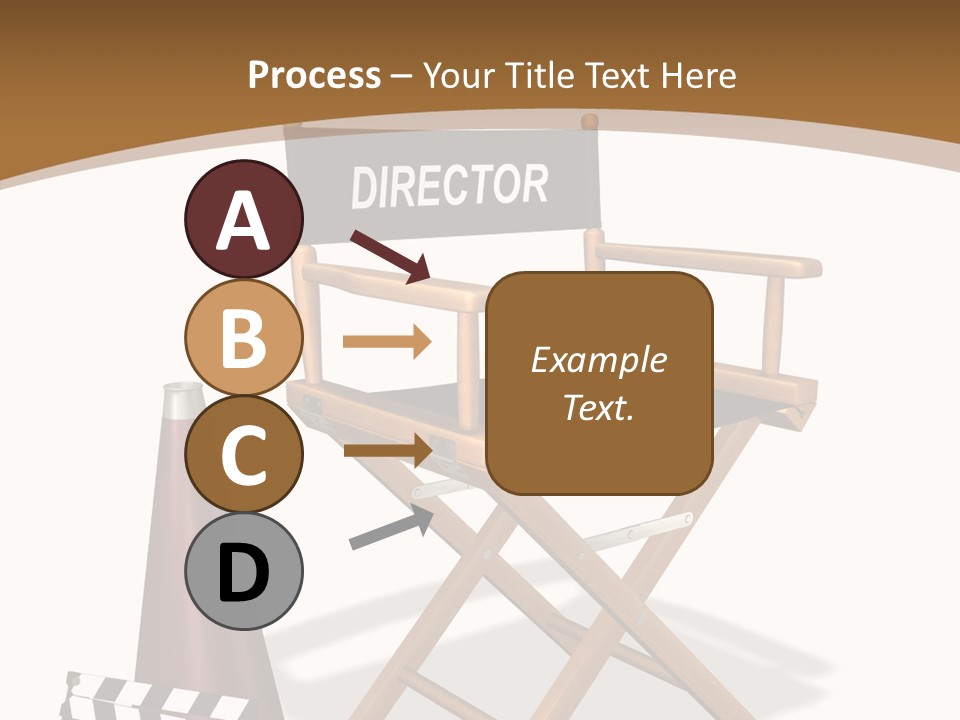 Aging Finger Women PowerPoint Template