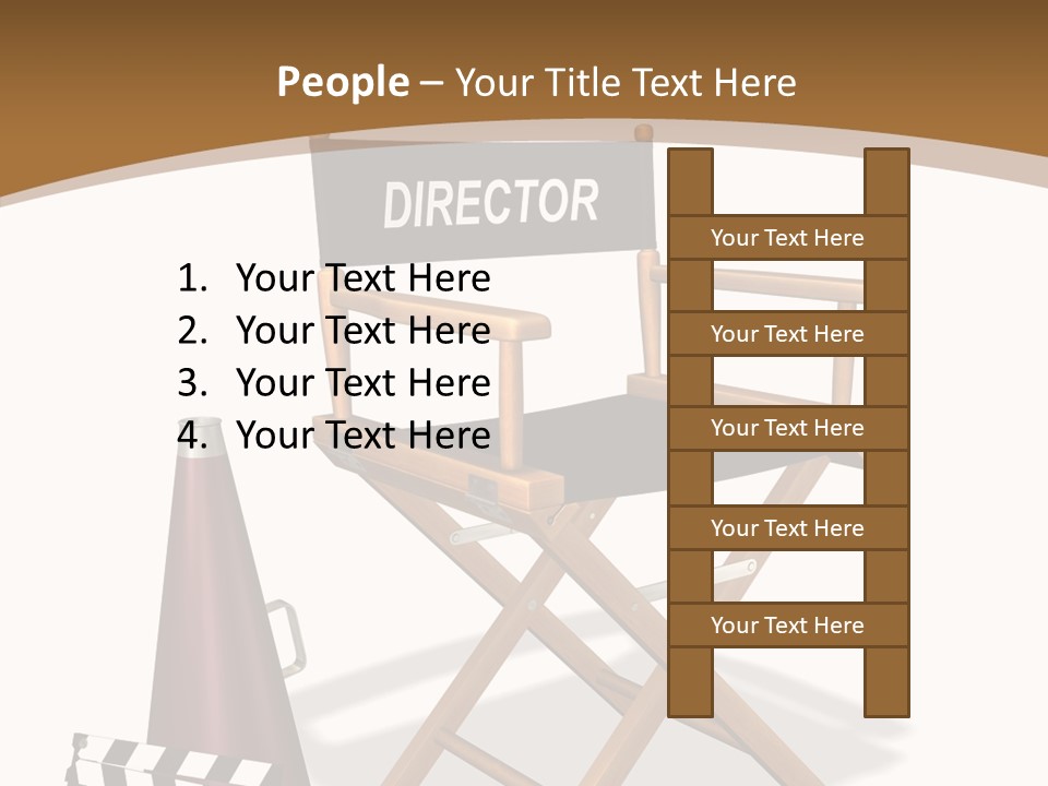 Aging Finger Women PowerPoint Template