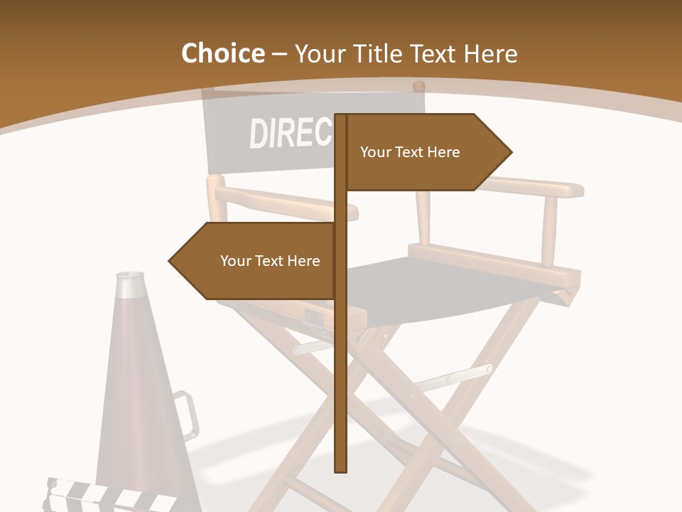 Aging Finger Women PowerPoint Template