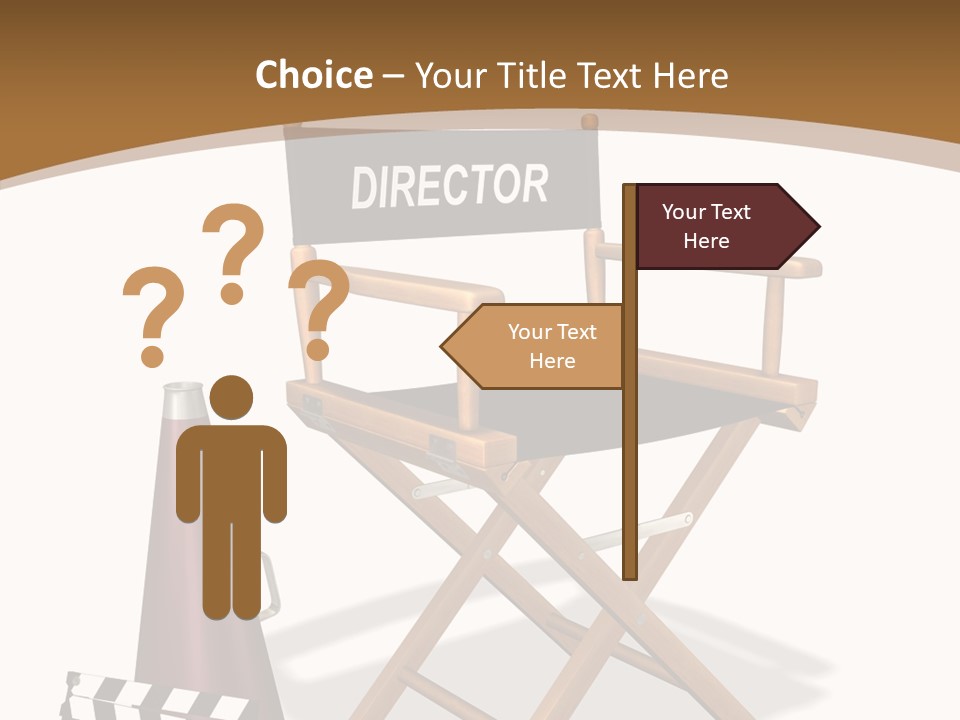 Aging Finger Women PowerPoint Template