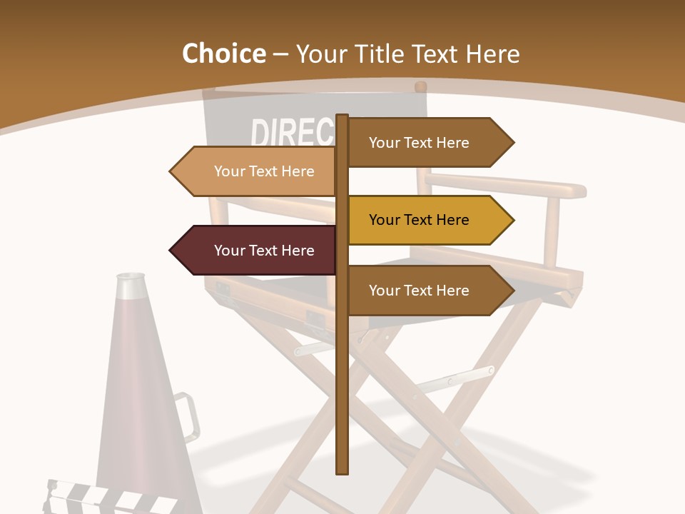 Aging Finger Women PowerPoint Template