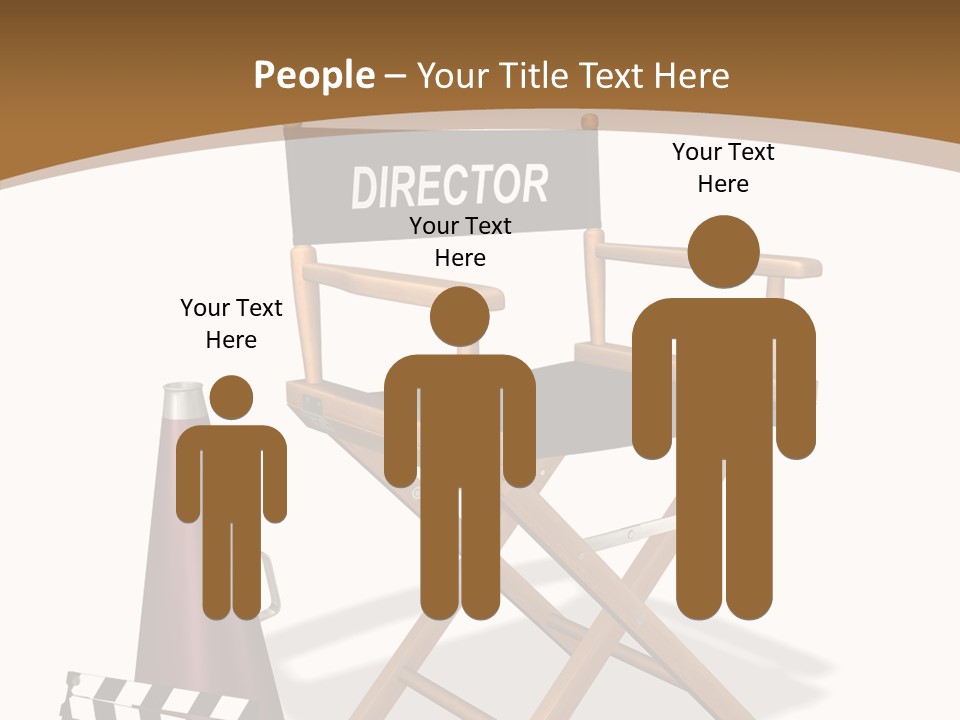 Aging Finger Women PowerPoint Template