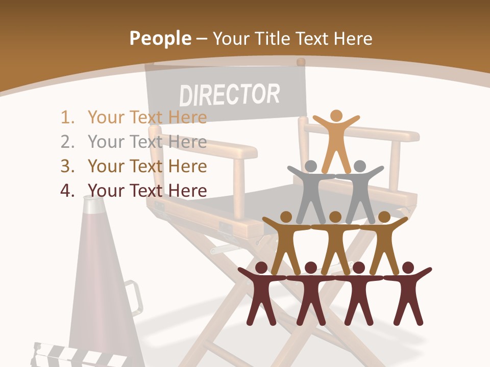 Aging Finger Women PowerPoint Template