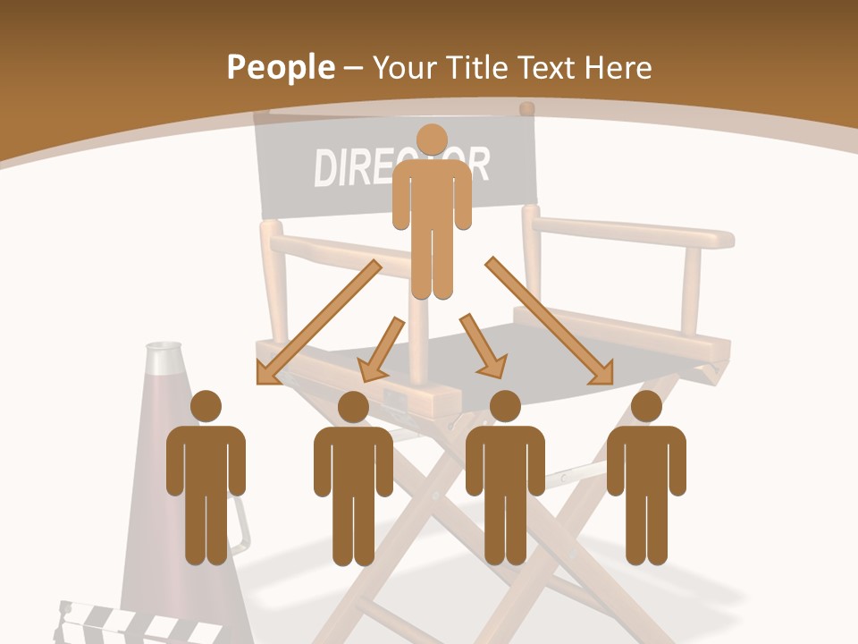 Aging Finger Women PowerPoint Template