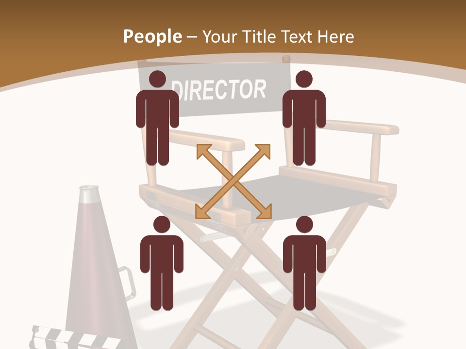 Aging Finger Women PowerPoint Template