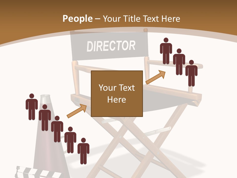 Aging Finger Women PowerPoint Template