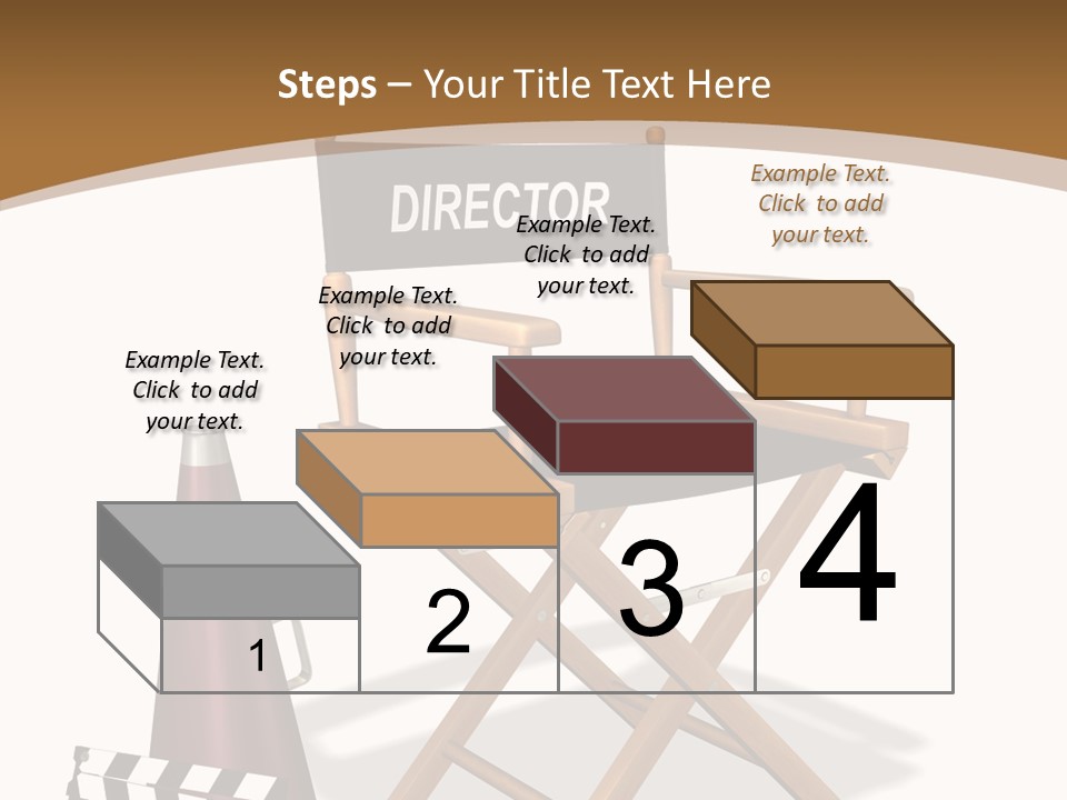 Aging Finger Women PowerPoint Template