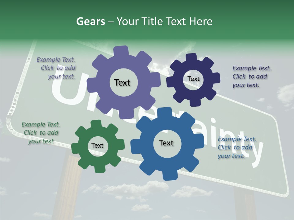 Assistance White Sharing PowerPoint Template