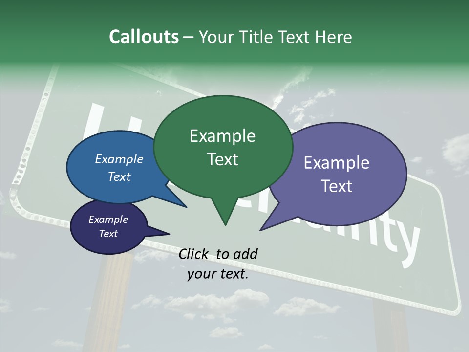 Assistance White Sharing PowerPoint Template