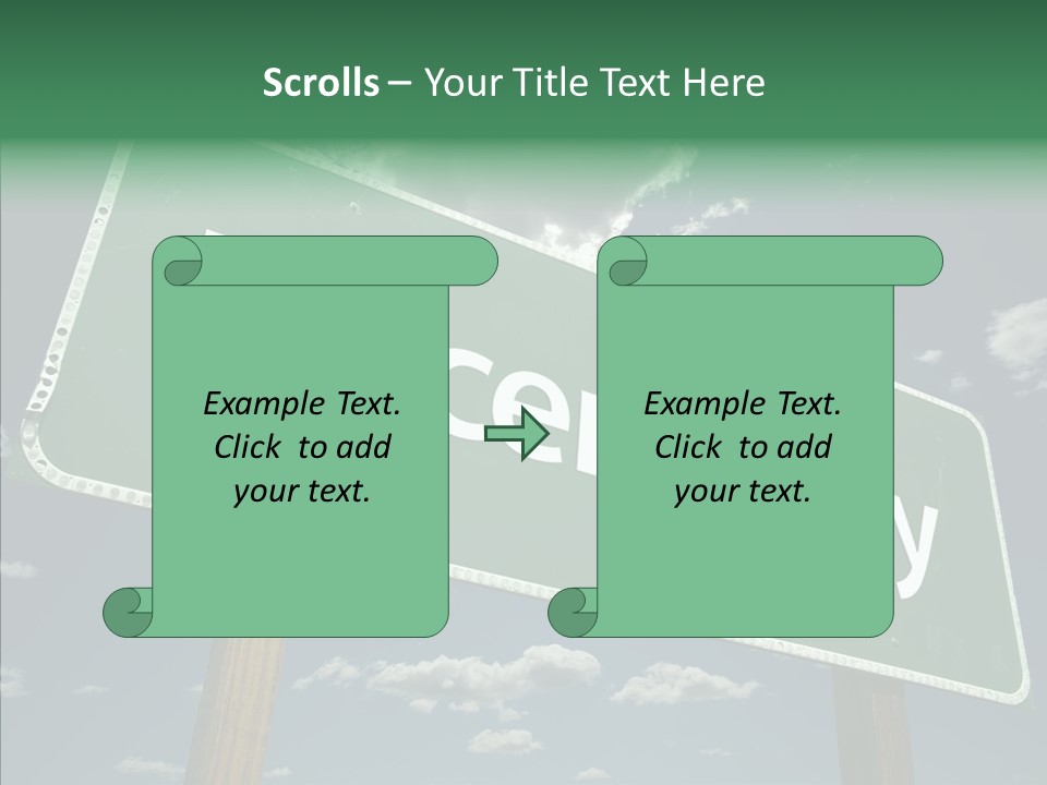 Assistance White Sharing PowerPoint Template