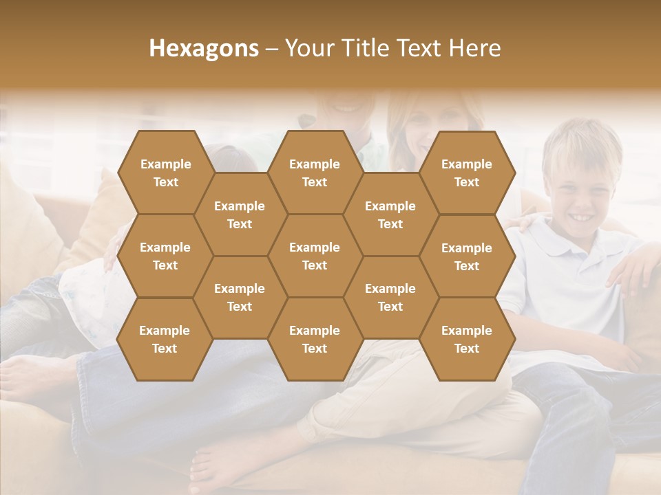 Closeup Grandmother Holding Hands PowerPoint Template