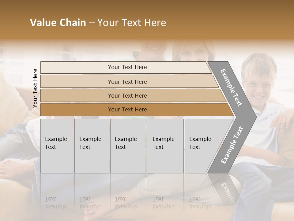 Closeup Grandmother Holding Hands PowerPoint Template