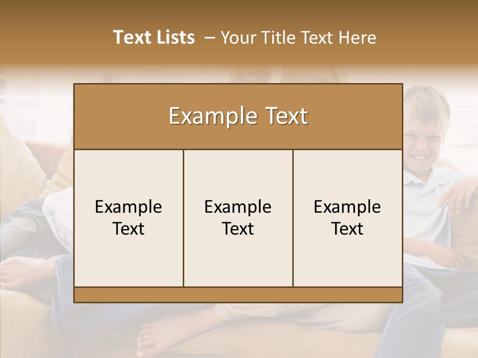 Closeup Grandmother Holding Hands PowerPoint Template