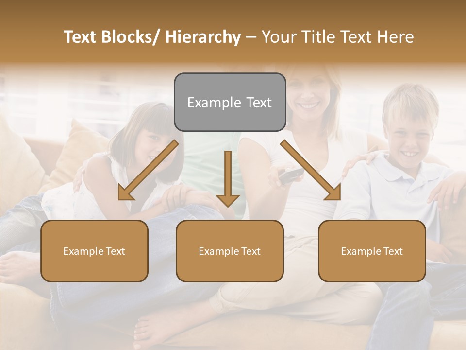 Closeup Grandmother Holding Hands PowerPoint Template