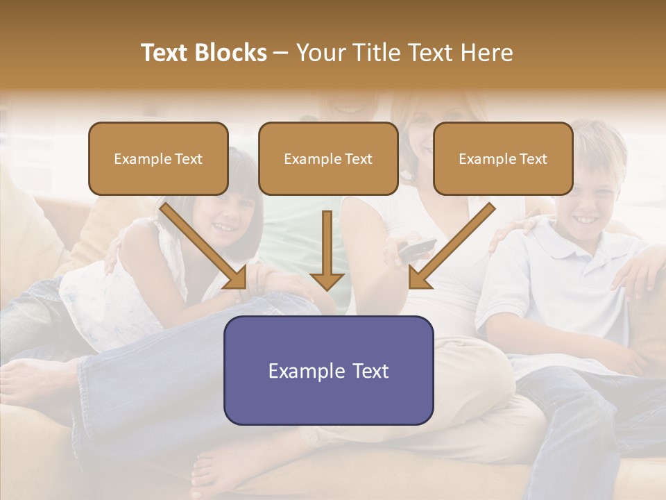 Closeup Grandmother Holding Hands PowerPoint Template