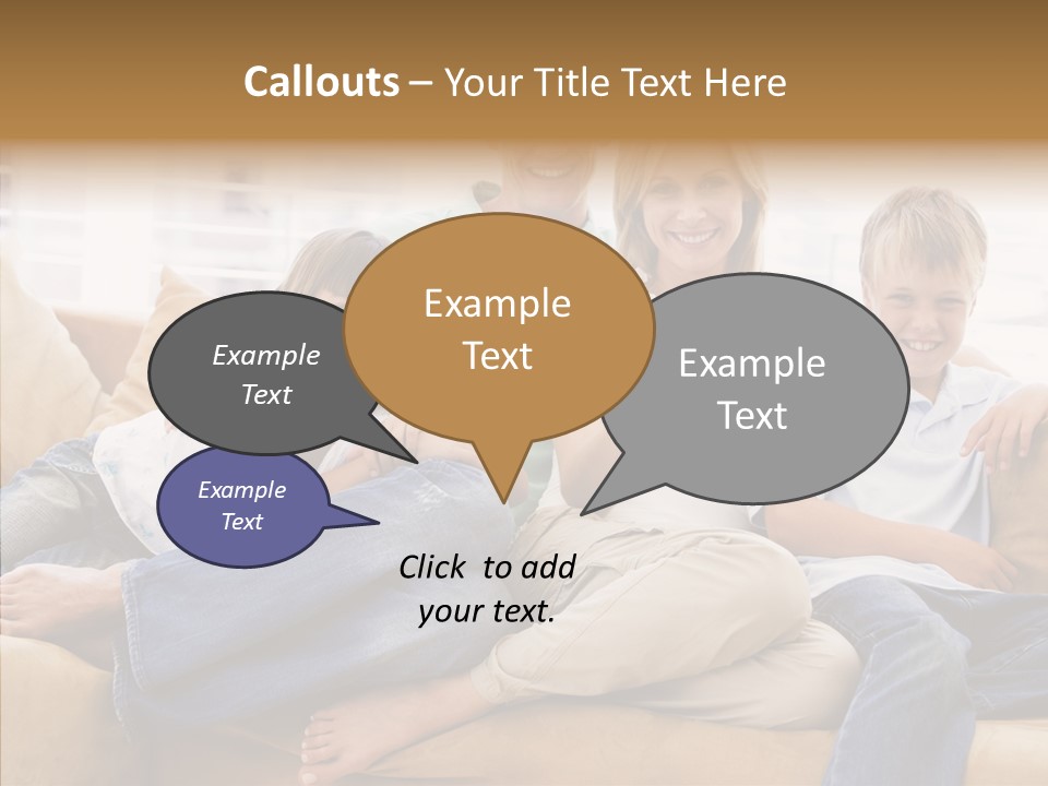 Closeup Grandmother Holding Hands PowerPoint Template