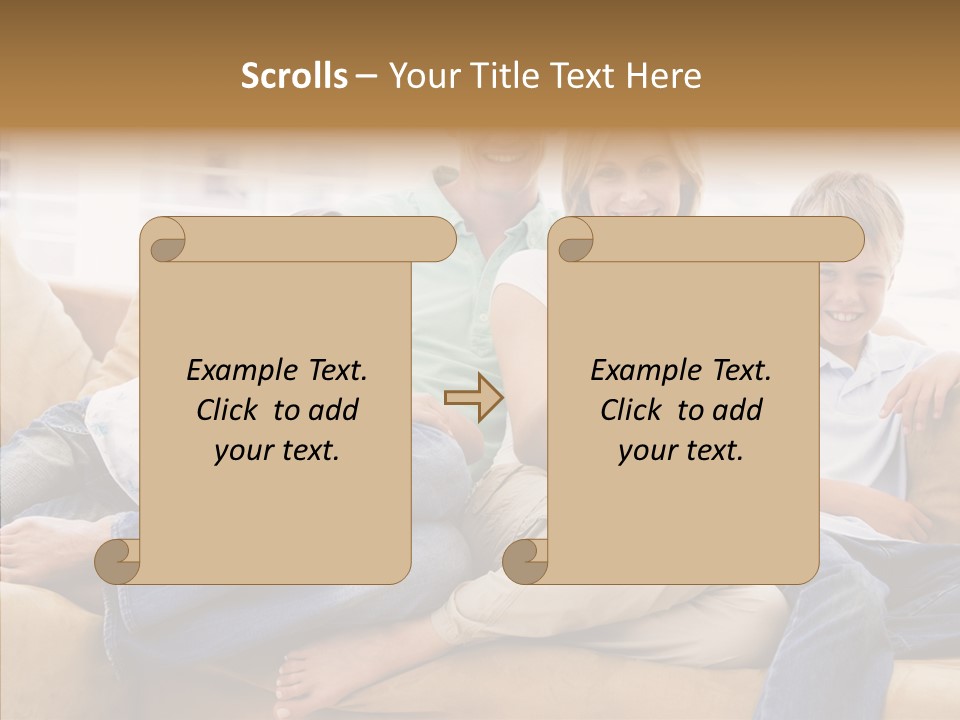 Closeup Grandmother Holding Hands PowerPoint Template