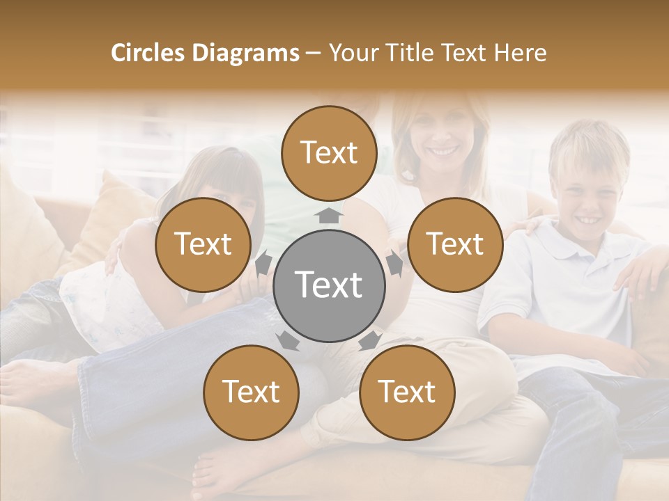 Closeup Grandmother Holding Hands PowerPoint Template