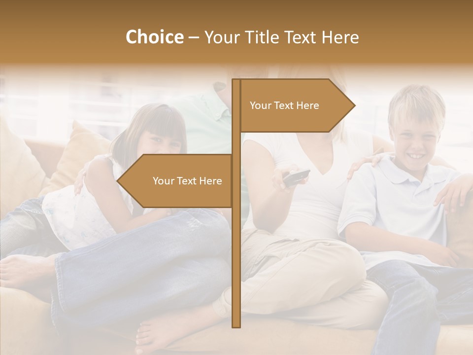 Closeup Grandmother Holding Hands PowerPoint Template