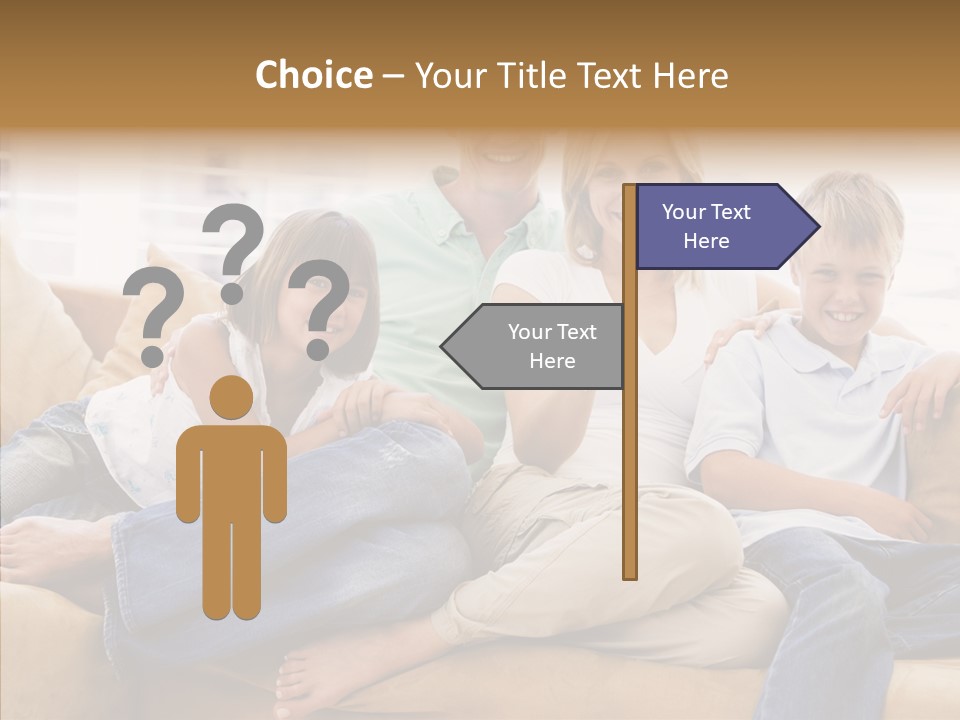 Closeup Grandmother Holding Hands PowerPoint Template