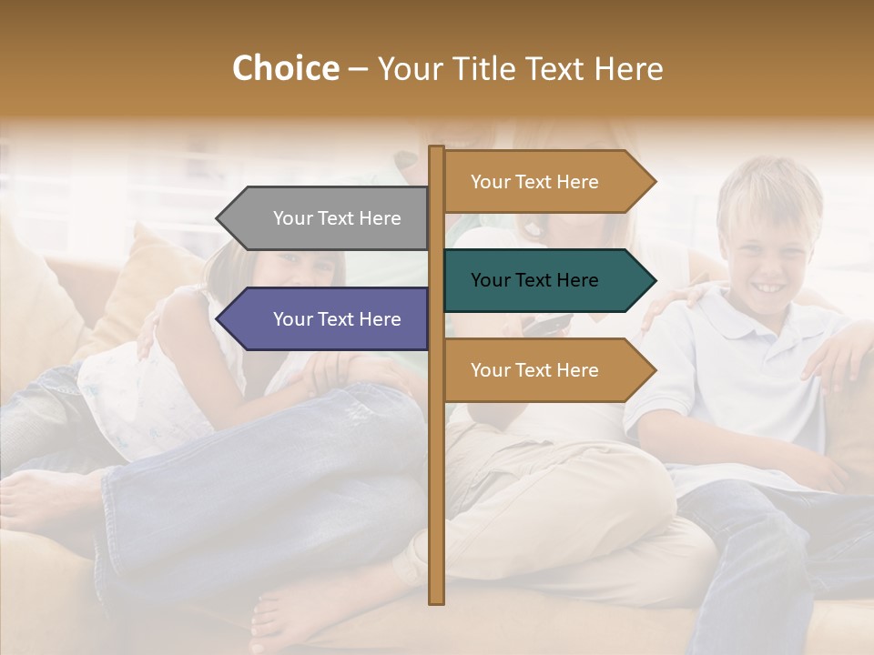 Closeup Grandmother Holding Hands PowerPoint Template