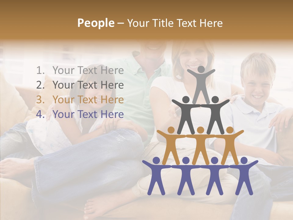 Closeup Grandmother Holding Hands PowerPoint Template