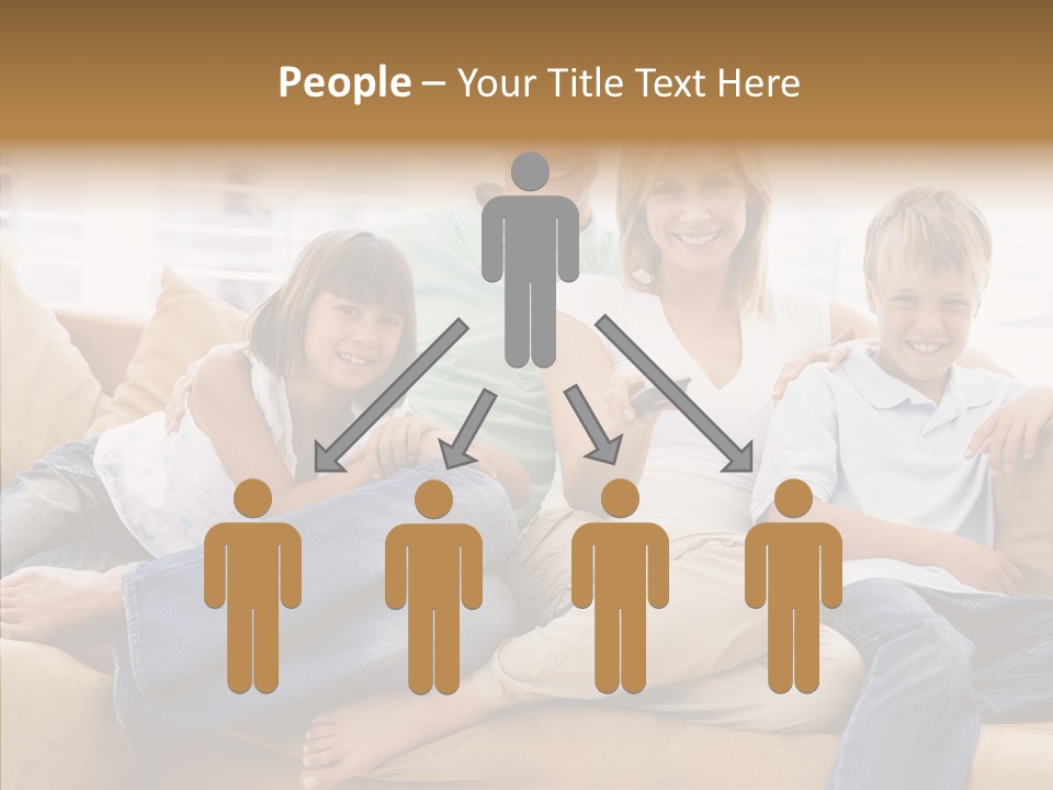 Closeup Grandmother Holding Hands PowerPoint Template