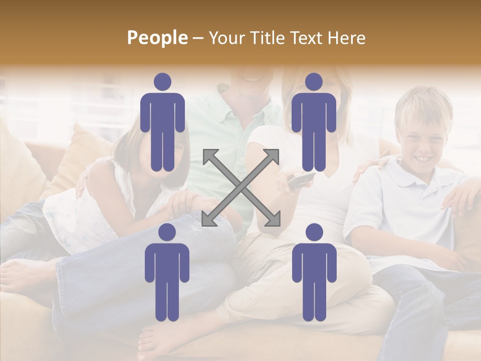 Closeup Grandmother Holding Hands PowerPoint Template