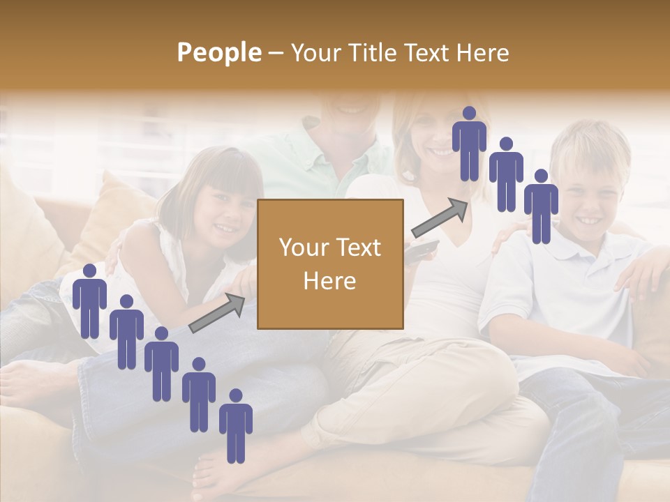 Closeup Grandmother Holding Hands PowerPoint Template