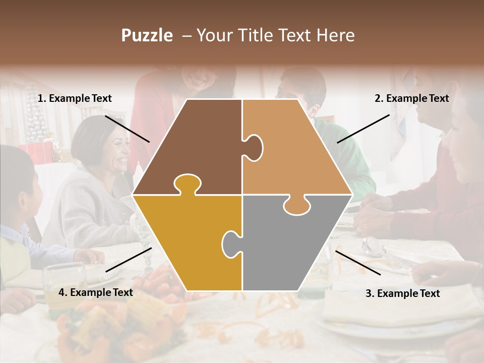 Assistance Caregiver White Background PowerPoint Template