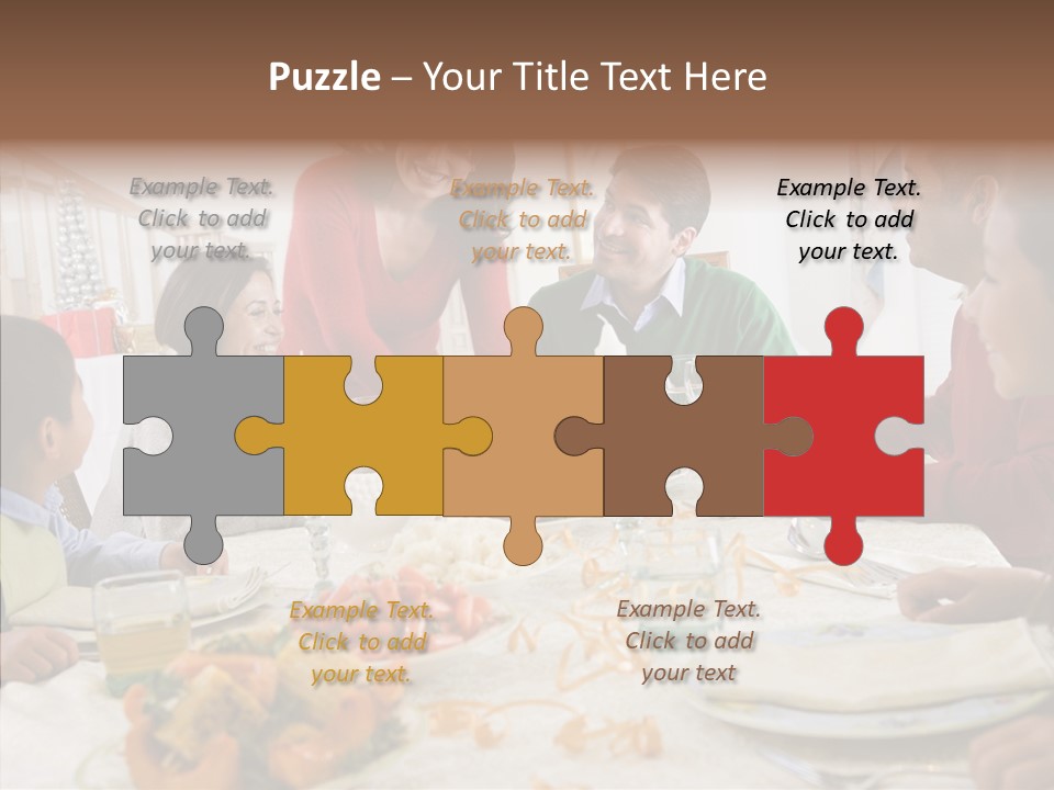 Assistance Caregiver White Background PowerPoint Template