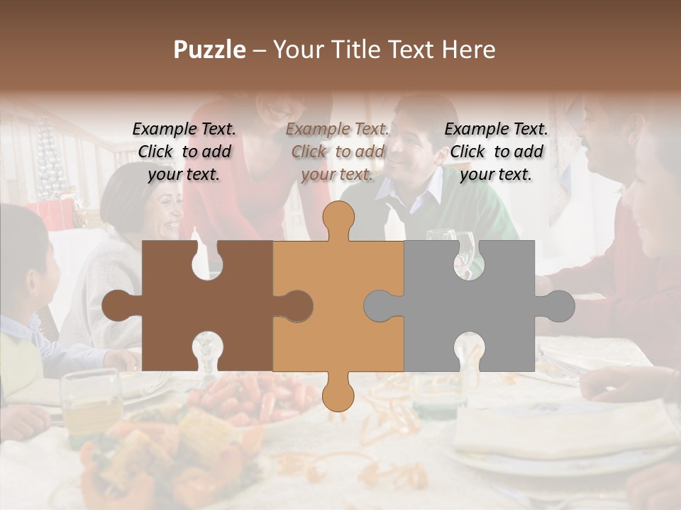 Assistance Caregiver White Background PowerPoint Template