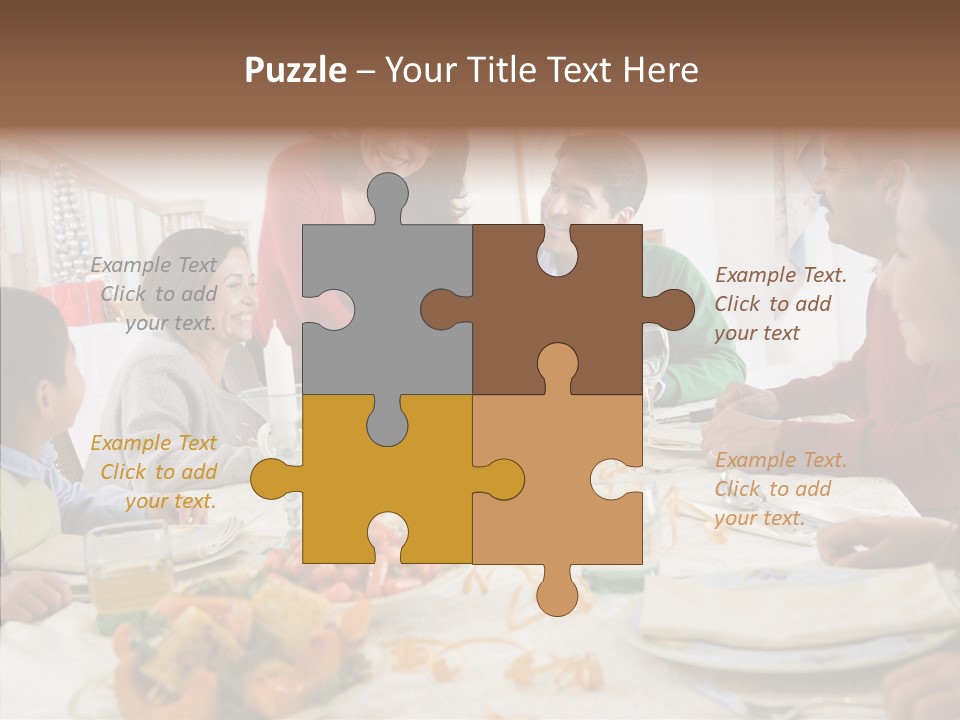 Assistance Caregiver White Background PowerPoint Template