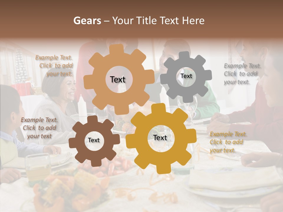 Assistance Caregiver White Background PowerPoint Template