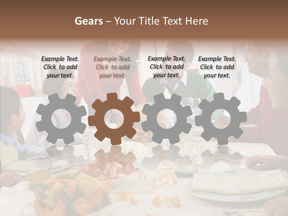 Assistance Caregiver White Background PowerPoint Template