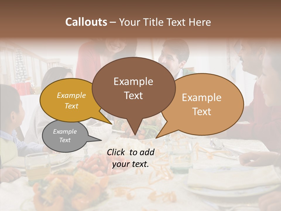 Assistance Caregiver White Background PowerPoint Template