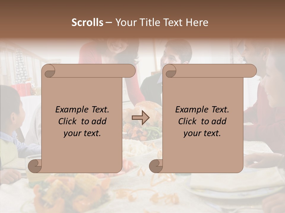 Assistance Caregiver White Background PowerPoint Template