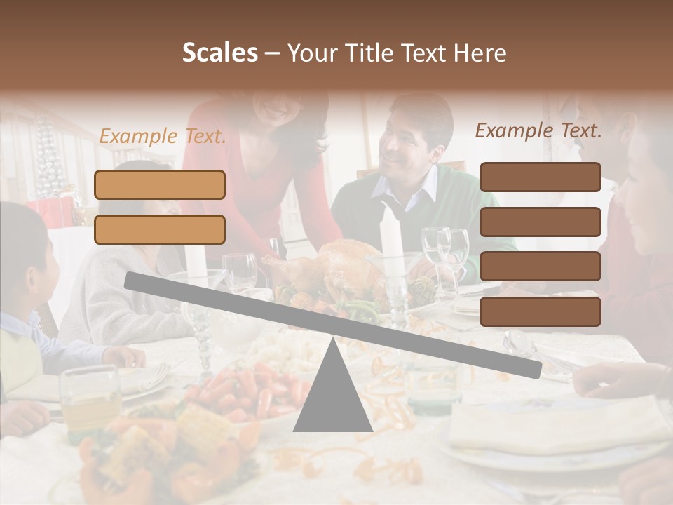 Assistance Caregiver White Background PowerPoint Template