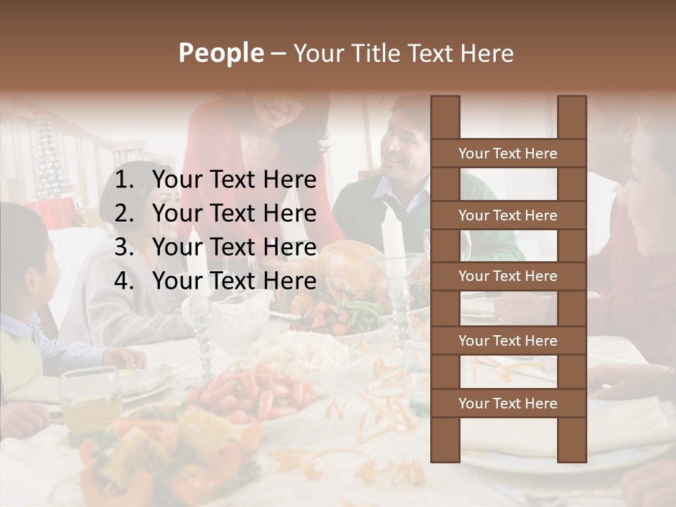 Assistance Caregiver White Background PowerPoint Template